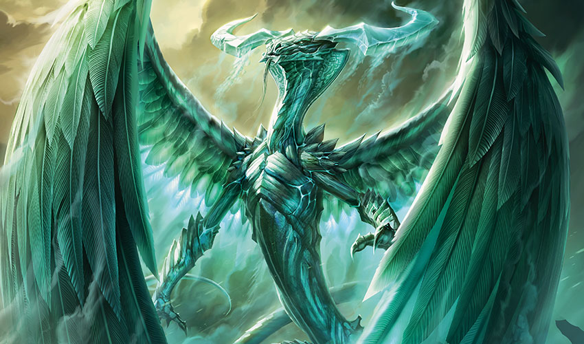 Ugin, o Dragão Espírito | Arte de: Raymond Swanland